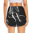 thumbnail image 2 of Lsque I Need More Space Printed Women's Running Shorts with Liner Pockets,Elastic Quick Dry Workout Athletic Gym Yoga Shorts,Womens High Waist Shorts-Large, 2 of 9