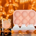 thumbnail image 4 of Silicone Molds 6 Cavity Ice Molds With Flower Round Shapes Release Reusable Ice Cream For Homemade Popsicles, 4 of 5
