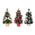 thumbnail image 4 of Wosthever Centro de de Navidad artificial Luz del árbol Oficina Hogar Artesanías decorativas Fiesta de cumpleaños Lámpara de noche Suministros de Kits de decoración para fiestas Plata, 4 of 6