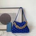 thumbnail image 2 of Bolsa Moda plisada mujer monederos cadena cuero hombro mensajero bolso Sywqhk Para Estrenar, 2 of 9