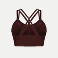 thumbnail image 5 of High Impact Sport Bra for Women Wireless Mesh Underwear Criss-Cross Back Stretchy Athletic Outfies, 5 of 5