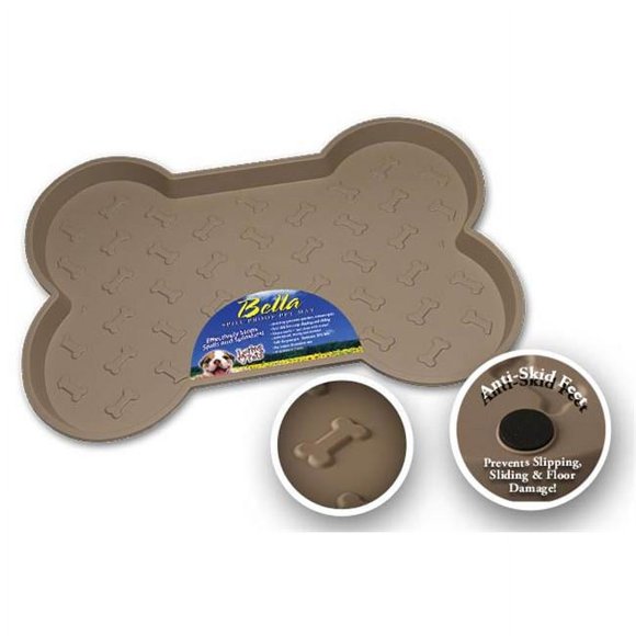 Acurel LOV7350 Bella Anti-Déversement Chien Mat&44; Bronzage - Petit