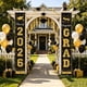 thumbnail image 1 of 2026 Graduation Porch Banners Class Of 2026 Congrats GRAD Door Signs For High School College Graduation Party Decorations Outdoor Indoor Blacks Edition, 1 of 6