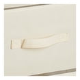 thumbnail image 6 of mDesign Tall Dresser Storage Tower Stand with 4 Fabric Drawers - Cream/White, 6 of 8