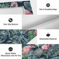 thumbnail image 6 of Pink Flamingo Outdoor Rug for Patio/Deck/Porch, Non-Slip Large Area Rug 3 x 5 Ft, Summer Watercolor Tropical Green Palm Leaves Indoor Outdoor Rugs Washable Area Rugs, Camping Rug Carpet Runner, 6 of 8