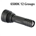 thumbnail image 1 of Temperature Control Zoomable Waterproof Flashlight SST40 LED 2000LM 4 Modes Adjustable Reverse Switch Flashlight ,Powerful Illumination, 1 of 7