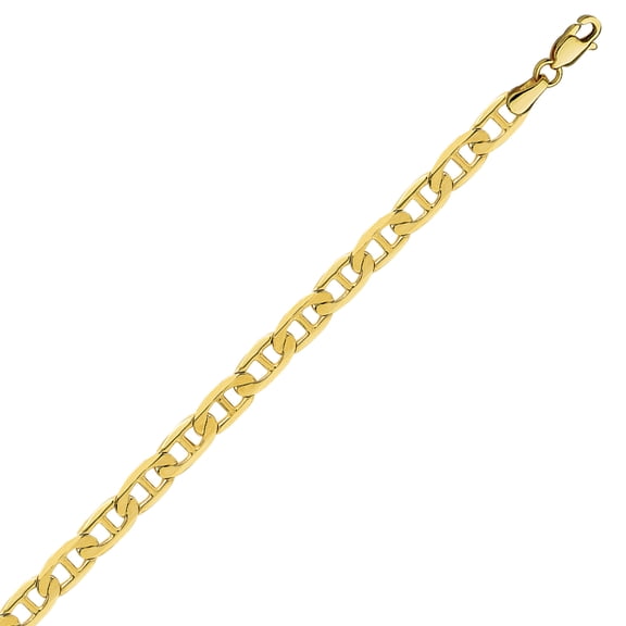 14K Yellow Gold 5.6 Mariner Chain in 18 inch, 20 inch, 22 inch, 24 inch, & 30 inch