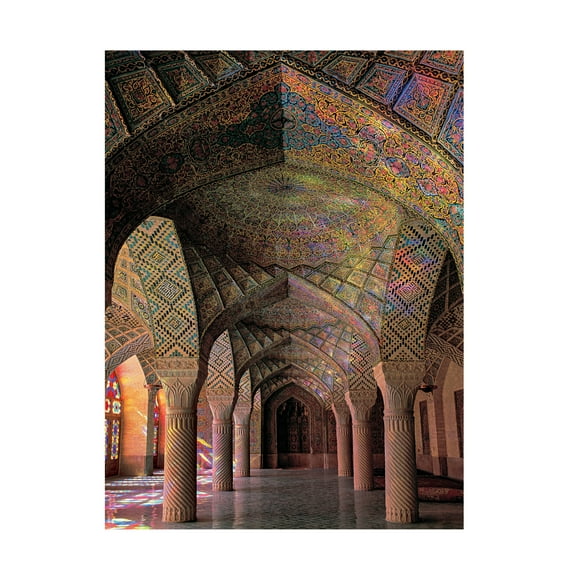Trademark Fine Art Abbas Arabzadeh Dance of Colors Canvas Wall Art