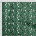 thumbnail image 4 of Soimoi Halloween Print, Poly Taffeta Fabric, Decor Sewing Fabric by The Yard 56 Inch Wide, Decorative Fabric for Outdoor Upholstery, Umbrellas and Home Accents, Green, 4 of 5