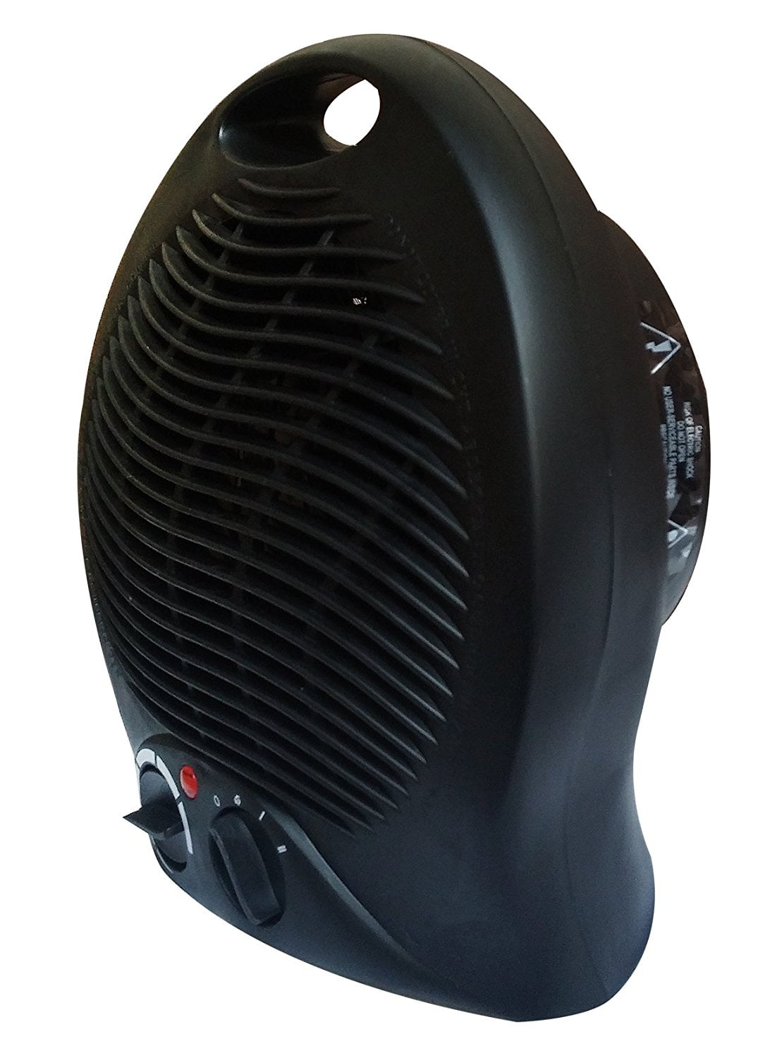 Premium 2 in 1 Portable Fan Heater Black Adjustable Thermostat Radiant