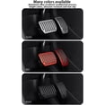 thumbnail image 3 of Ruiboury Durable Aluminum Alloy Foot Pedal Cover For Smooth Acceleration Anti Slip Throttle Brake Brake Pad red, 3 of 6
