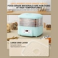 thumbnail image 4 of Food Dehydrator Under $5! Kadlawus Food Dehydrator Machine, 6 Tray Fruit Dryer for Home, Digital Adjustable Timer Dehydrator, Jerky Maker for Meat Snacks, Electric Food Dryer for Herbs Fruits, 4 of 9