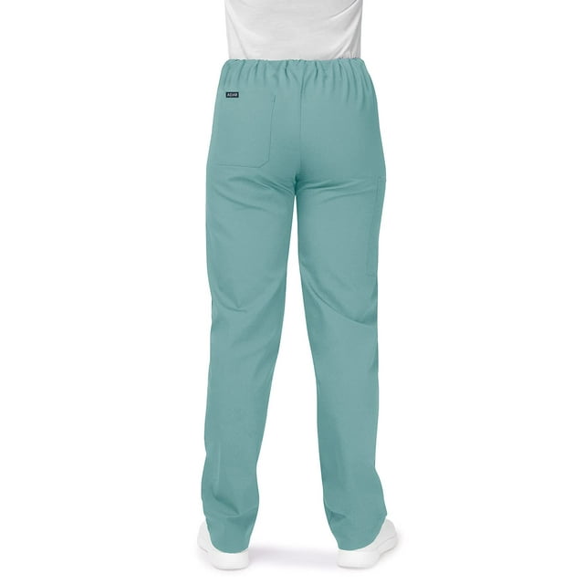 Adar Universal Unisex Scrub Set - Unisex V-Neck Scrub Top & Tapered Drawstring Scrub Pants