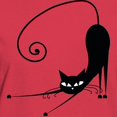thumbnail image 3 of CafePress - Black Cat Women's Dark T Shirt - Women's Traditional Fit Dark T-Shirt, 3 of 4