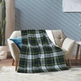thumbnail image 5 of Fleece Throw Blanket,Scottish Tartan Plaid Super Soft Flannel Cozy Blankets, Lightweight Fuzzy Blankets for Couch Sofa Bed Office, Plush Blankets for All Season 50"x40", 5 of 8