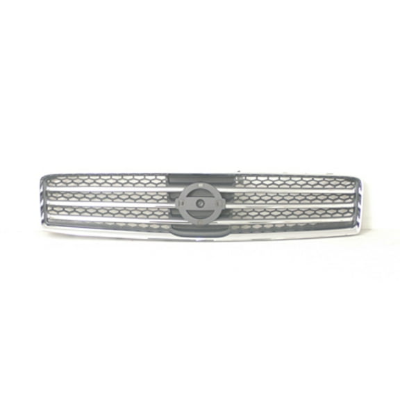 New Aftermarket Premium Fit Chrome / Dark Gray Front Grille 620709N00A fits 2009-2011 Nissan Maxima