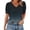 Navy, variant on Womens Tops Short Sleeve Buttons Shirts V Neck Spring Fashion Summer Outfits Plus Size Blouses Dressy Casual Tees Mint Green XXL