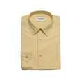 thumbnail image 2 of Adam Baker Boy's Regular Fit 4-Way Stretch Long Sleeve Solid Dress Shirt - Colors, 2 of 2