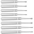 thumbnail image 1 of 8 piezas de herramientas para ranurar cuero hechas a mano en forma de U/V, herramientas para trabajar bordes de cuero de acero inoxidable para trabajos de tallado de cuero, 1 of 7