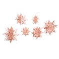 thumbnail image 4 of 1 Set Christmas Decorations Funny Exquisite Simple Style Stereo Prop Interesting Festival Indoor Hanging Prop Festival Adornment Decor for Scene Layout Pink, 4 of 6