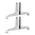 thumbnail image 1 of Soporte para separador de ambientes 2 Uds., Soporte Para Separador De Ambientes, Pies De Aleación De Aluminio Para Almacén, Estilo De Baño A Fanmusic Soporte para separador de ambientes, 1 of 7
