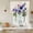 Purple, variant on Spring Easter Balloon Curtains 63 Inch Length for Living Room/Bedroom, Purple Floral Summer Botanical Ombre Rod Pocket Privacy Door Curtains Decorative Tie Up Shade for Window 52"x63"