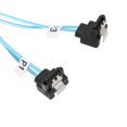 Megngio Mini SAS Cable 4 SATA to 4 SATA Straight Curved Cable 6Gbps