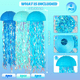 thumbnail image 2 of 6pcs Fiesta En El Océano Con Farolillos De Papel De Medusas Malubero, Azul, 2 of 5