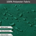 thumbnail image 6 of Vargottam Indoor/Outdoor Round Tablecloth 58 Inch Round Tablecloth with Umbrella , Waterproof Zippered Patio Table Cloths, Spring/Summer Table Covers for Circular Table/BBQs/Picnic-Teal Green, 6 of 7