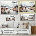 thumbnail image 4 of Designart "Arctic Hike Alaska II" Winter Landscape Floater Framed Wall Art Print, 4 of 7