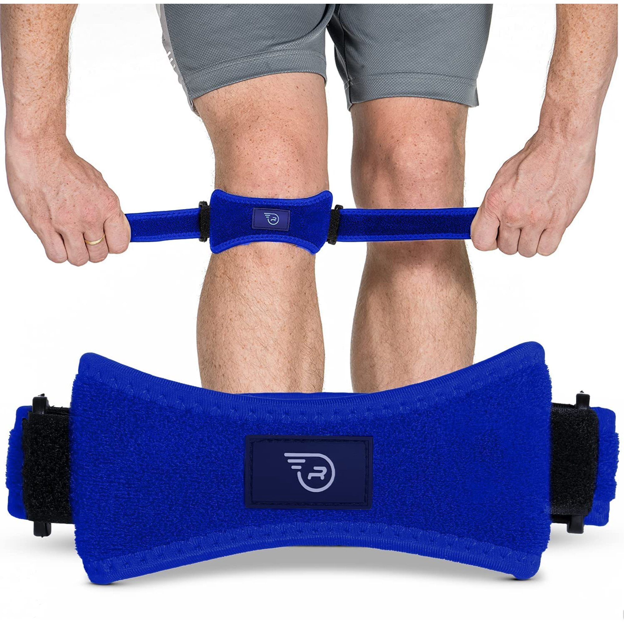 Run Forever Sports Patella Strap Knee Brace Support for Arthritis, ACL
