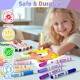 thumbnail image 3 of Rotuladores lavables KIZZYEA 256 unidades para niños, 16 colores a granel, 3 of 8