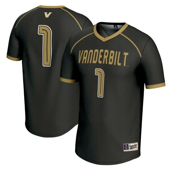 Unisex GameDay Greats #1 Black Vanderbilt Commodores Lightweight Lacrosse Jersey