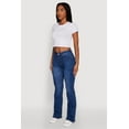 thumbnail image 3 of Womens WAX Stretch Flap Pocket Mid Rise Bootcut Jeans, 3 of 5