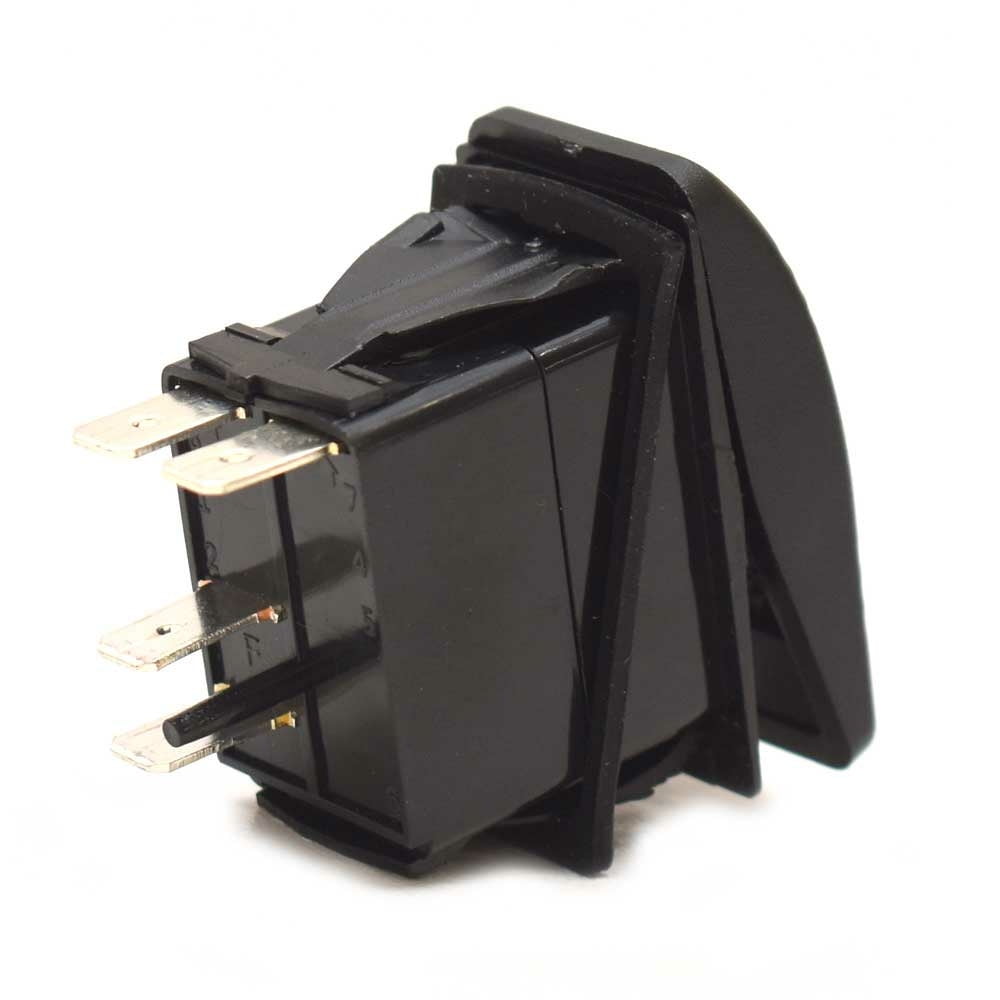 Boat On / Off Rocker Switch |  Ctsy Lt 4 Spade 12 Volt/10 Amp Lighted