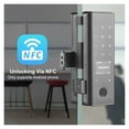 thumbnail image 3 of Smart Lock With Glass Door Biometric Fingerprint Lock For Tuya App Keyless Entry Fingerprint/Password/NFC/Card/Key/App, 3 of 6