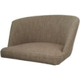 thumbnail image 3 of Extra Tall Bar Stool Swivel Metal 34" Seat - Joey - Basin Beige Fabric - Black, 3 of 3
