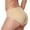 Beige, variant on Women Seamless Padded Full Butt Hip Enhancer Panties Shaper Underwear