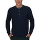 thumbnail image 1 of Camiseta henley acanalada Nautica para hombre color azul grande, 1 of 1