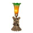 thumbnail image 7 of Meyda Tiffany - 11009 - One Light Mini Lamp - Twin Cherub - Antique Copper, 7 of 7