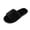 Black, variant on Willtoo Fuzzy Slippers for Women Open Toe, Cozy Plush House Slides with Memory Foam, Cute Indoor Outdoor Slippers