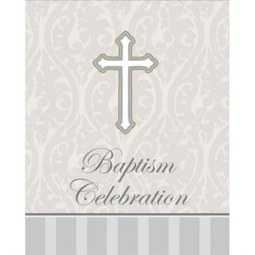 Blue Mi Bautizo Spanish Baptism 10 Invitations with Envelopes - Walmart.com