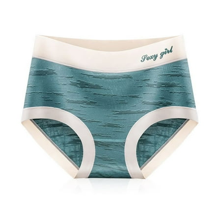 

Ykohkofe Women s Underwear Panties Seamless Flower Print High-waist Lace Intimates