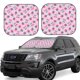thumbnail image 1 of Balery Cherry Strawberry Parasol para parabrisas de coche de 2 piezas | Parasol plegable para parabrisas delantero de coche para la mayoría de sedanes-Medium, 1 of 6
