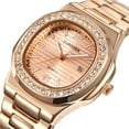thumbnail image 3 of Jewelry On Clearance Men'S Fully Rhinestone Watches Quartz Lced Out Gold Diamond Wristwatch Rose Gold, 3 of 7