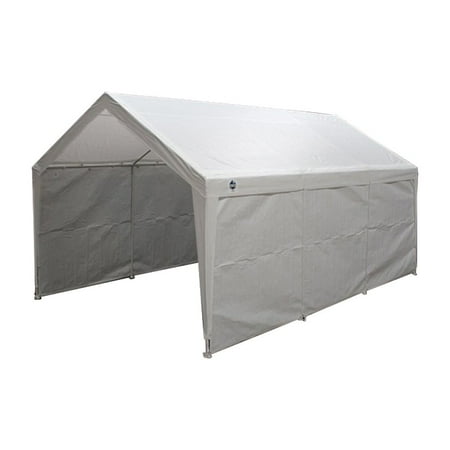 True Shelter 10' x 20' Car Canopy Gazebo Tent Cover 8 legs steel Frame Garage