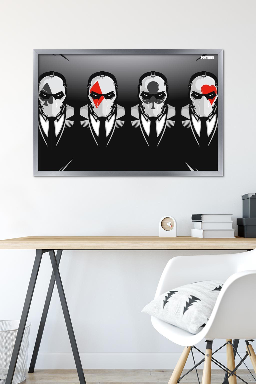 Fortnite - Wild Card Wall Poster, 22.375" x 34", Framed