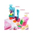 thumbnail image 4 of Cute Stone Dough Sets Dough Tools Kit Kitchen Creations Ice Cream Maker Machine with Sound and Light (8 Color Dough Included), 4 of 5