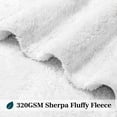 thumbnail image 4 of PAVILIA Sherpa Throw Blanket For Couch Sofa, White Fluffy Warm Plush Blanket for Twin Bed, Cozy Super Soft Lightweight Throw, Fuzzy Decorative Blanket, All Season Home, 60x80, 4 of 9
