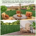 thumbnail image 6 of BSHAPPLUS® 39"x157" Ivy Privacy Fence Screen,Faux Ivy Leaf Artificial Hedges Fence,Artificial Leaf Fence,Greenery Wall Panel Decoration for Garden, Decor, Balcony, Patio, Indoor, 6 of 11